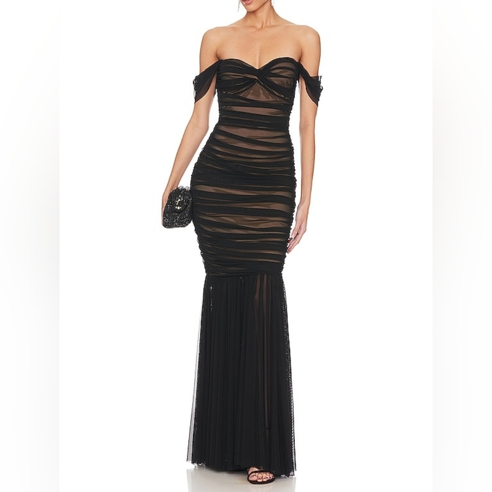 Norma Kamali Fishtail Gown